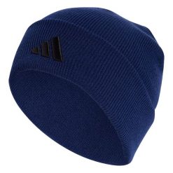 Czapka typu beanie New Logo. Czarne czapki damskie Adidas, bez wzorów. Za 109.00 zł.
