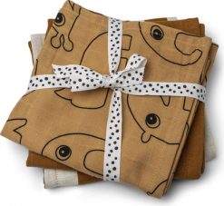 Pieluszki Deer Friends musztardowe 3 szt. Pieluchy Done by deer. Za 73.00 zł.