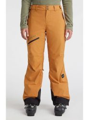 O`Neill Spodnie narciarskie "GTX Psycho Tech" w kolorze musztardowym rozmiar: S. Żółte spodnie dresowe damskie s, bez wzorów, z gore-texu, narciarskie, gore-tex. Za 483.17 zł.