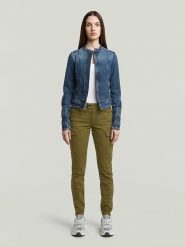 G-Star Bojówki w kolorze khaki rozmiar: W31/L32. Brązowe rurki damskie G-Star, bez wzorów. Za 223.99 zł.