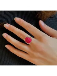 Les Petites Précieuses Pozłacany pierścionek z kamieniami szlachetnymi rozmiar: 58. Różowe pierścionki damskie Les Petites Précieuses, z cyrkonią, pozłacane. Za 222.94 zł.