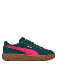 Puma Sneakersy Club Klassika SD 400718 05 Zielony. Zielone obuwie sportowe damskie Puma, ze skóry, bez zapięcia. Za 229.99 zł.