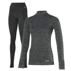 Heat Keeper zestaw termiczny Damskie Premium - koszulka + legginsy termoaktywne. Czarne komplety bielizny HEAT KEEPER, bez wzorów. W wyprzedaży za 199.99 zł.