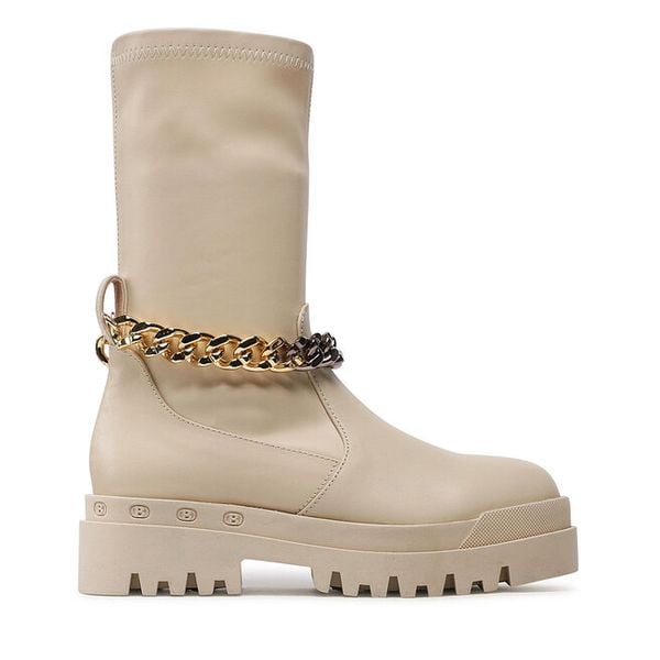 Botki Badura. Brązowe botki damskie Badura, bez obcasa, na płaskiej podeszwie, bez zapięcia. Za 449.99 zł.