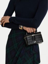 LAUREN RALPH LAUREN Torebka 431P18664001 Czarny. Czarne kuferki damskie Lauren Ralph Lauren, bez wzorów, ze skóry, bez dodatków. Za 1,299.00 zł.