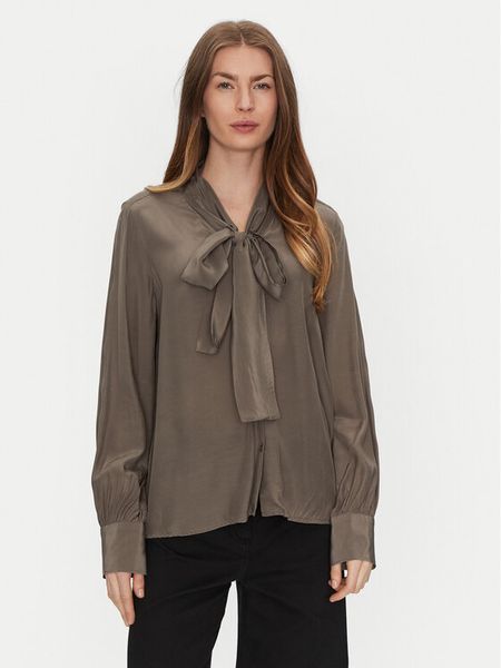 Gap Bluzka 618636-00 Brązowy Regular Fit. Brązowe bluzki damskie GAP, m, bez wzorów, z syntetyku, bez kołnierzyka, bez ramiączek. Za 209.99 zł.