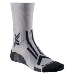 Skarpety do biegania X-Socks Trailrun Perform Crew. Szare skarpetki damskie XBIONIC, bez wzorów. Za 125.47 zł.