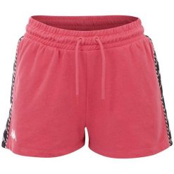 Spodenki treningowe damskie Kappa Irisha. Czerwone obuwie sportowe damskie Kappa, bez zapięcia, na fitness i siłownię. Za 39.90 zł.