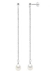 Pearl Addict Srebrne kolczyki-wkrętki z perłami rozmiar: onesize. Białe kolczyki damskie Pearl Addict, z perłą, srebrne. Za 173.99 zł.