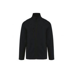 Ekologiczna 3-warstwowa kurtka Kariban Softshell. Czarne kurtki damskie KARIBAN, m, bez wzorów, z materiału, bez kaptura. Za 200.40 zł.