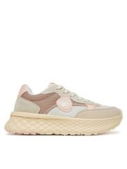 Blauer Sneakersy q-roa-34893 Beżowy. Brązowe obuwie sportowe damskie Blauer, z materiału, bez zapięcia. Za 319.99 zł.