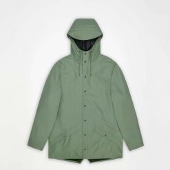 Kurtka RAINS JACKET W3 Zielony. Zielone kurtki damskie Rains, xl, bez wzorów, z syntetyku, bez kaptura. Za 212.99 zł.