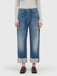 MAC Dżinsy - Baggy fit - w kolorze niebieskim rozmiar: 32. Niebieskie jeansy damskie MAC, z podwyższonym stanem. Za 295.99 zł.