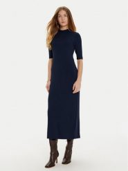 Tommy Hilfiger Sukienka codzienna WW0WW44430 Granatowy Slim Fit. Niebieskie sukienki damskie Tommy Hilfiger, bez wzorów, z wiskozy, bez ramiączek. Za 319.99 zł.