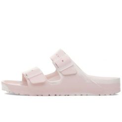 Kapcie Birkenstock Arizona Eva Damskie. Czerwone kapcie damskie Birkenstock, z materiału. Za 304.85 zł.