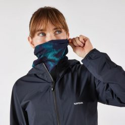Komin do biegania Kiprun Warm+ ocieplany V2. Niebieskie kominy damskie KIPRUN, bez wzorów, z elastanu. Za 39.99 zł.