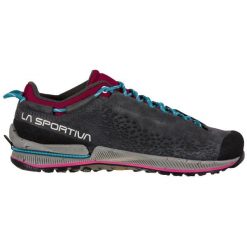 Buty podejściowe damskie La Sportiva TX2 Evo Leather. Szare obuwie trekkingowe damskie La Sportiva, z materiału, bez zapięcia. Za 744.35 zł.