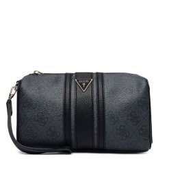 Kosmetyczka Guess. Czarne kosmetyczki damskie Guess, z aplikacjami. Za 264.99 zł.