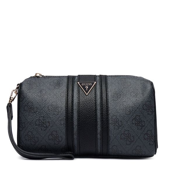 Kosmetyczka Guess. Czarne kosmetyczki damskie Guess, z aplikacjami. Za 264.99 zł.