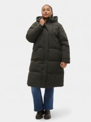 Vero Moda Curve Płaszcz zimowy 10301538 Zielony Regular Fit. Zielone płaszcze damskie Vero Moda Curve, na zimę, bez wzorów, z syntetyku, bez kaptura. Za 359.99 zł.