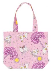 Moomin Shopper bag "Sweethearts" w kolorze jasnoróżowo-fioletowym - 36 x 44 cm rozmiar: onesize. Różowe shopper bag Moomin, bez wzorów, z bawełny, na ramię, bez dodatków. Za 68.95 zł.