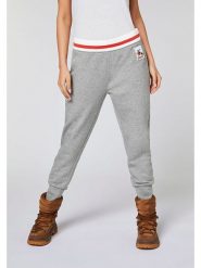 Chiemsee Spodnie dresowe w kolorze szarym rozmiar: L. Szare spodnie dresowe damskie Chiemsee, l, z aplikacjami, z dresówki. Za 165.99 zł.