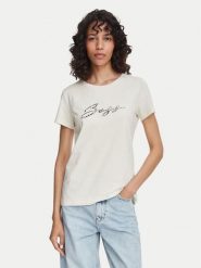 BOSS T-Shirt C_Elove_5 50566827 Beżowy Slim Fit. Brązowe t-shirty damskie Boss, xs, bez wzorów, z bawełny, bez kołnierzyka. Za 214.99 zł.