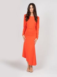 Patrizia Pepe Sukienka | 2A2626/J113 | Kobieta | Czerwony. Czerwone sukienki damskie Patrizia Pepe, bez wzorów, z acetatu, bez ramiączek. W wyprzedaży za 679.00 zł.