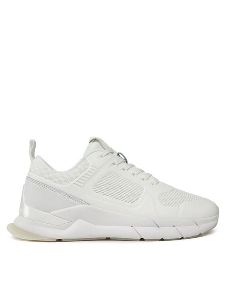 Calvin Klein Sneakersy Lace Up Runner - Caged HW0HW01996 Biały. Białe obuwie sportowe damskie Calvin Klein, z meshu, bez zapięcia. Za 459.99 zł.