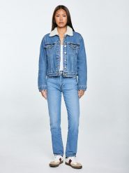 BIG STAR Kurtka dżinsowa w kolorze niebieskim rozmiar: XL. Niebieskie kurtki damskie Big Star, xl, bez wzorów, bez kaptura. Za 239.99 zł.