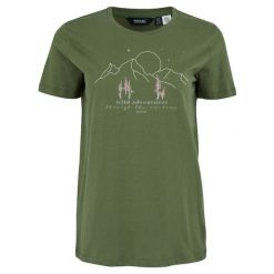 Koszulka Damska Filandra VX Wild Adventures. Zielone bluzki damskie Regatta, xl, bez wzorów, bez kołnierzyka, bez ramiączek. Za 41.99 zł.