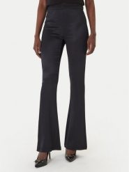 Versace Jeans Couture Spodnie materiałowe 80HAC1A7 N0640 Czarny Flare Fit. Czarne spodnie materiałowe damskie Versace Jeans Couture, bez wzorów, z jeansu. Za 1,029.00 zł.