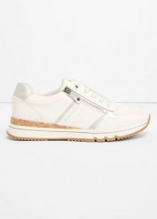 Sneakersy Tom Tailor z zamkiem. Białe obuwie sportowe treningowe bonprix. Za 149.99 zł.