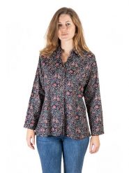 Isla Bonita by SIGRIS Koszula w kolorze czarnym rozmiar: XL. Czarne koszule damskie Isla Bonita by SIGRIS, xl, bez wzorów, z wiskozy, bez kołnierzyka, bez ramiączek. Za 119.68 zł.