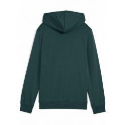Młodzieżowa bluza z kapturem ESS z logo No. 1 PUMA Dark Myrtle Green. Zielona bluzy damskie Puma, m, bez wzorów, z dżerseju, z kapturem. Za 154.99 zł.