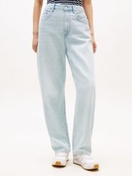 Tommy Hilfiger Dżinsy - Barrel Kobiety Bawełna niebieski, 26-32. Niebieskie jeansy damskie Tommy Hilfiger. Za 429.95 zł.