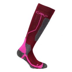Skarpety narciarskie CMP SKI SOCK WOOL wełniane ocieplane antybakteryjne. Brązowe skarpetki damskie CMP, bez wzorów, z wełny. Za 164.50 zł.