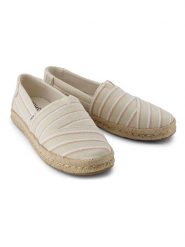 TOMS Espadryle w kolorze kremowym rozmiar: 37,5. Brązowe espadryle damskie TOMS, bez wzorów, bez obcasa. Za 185.45 zł.