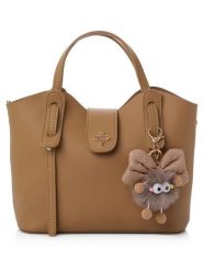 Lucky Bees Torebka "Celeste" w kolorze karmelowym - 25 x 21 x 11 cm rozmiar: onesize. Brązowe torebki klasyczne damskie Lucky Bees, z materiału, przez ramię, bez dodatków. Za 73.99 zł.