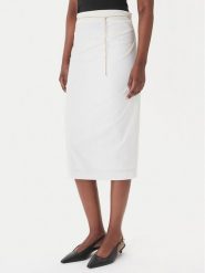 HUGO Spódnica ołówkowa Ratsa 50558168 Écru Slim Fit. Spódnice damskie Hugo, bez wzorów, z syntetyku. Za 759.99 zł.
