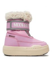 Moon Boot Śniegowce Junior Park Strap 80D3440030 Różowy. Czerwone kozaki dziewczęce Moon Boot, bez wzorów, z materiału, bez obcasa, bez zapięcia. Za 669.99 zł.