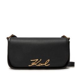 Torebka KARL LAGERFELD. Brązowe listonoszki damskie KARL LAGERFELD, bez wzorów, bez dodatków. Za 639.99 zł.