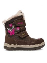 Primigi Śniegowce GORE-TEX 2380711 M Brązowy. Brązowe kozaki dziewczęce Primigi, bez wzorów, z gore-texu, bez obcasa, bez zapięcia. Za 399.99 zł.