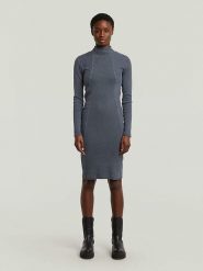 G-Star Sukienka w kolorze antracytowym rozmiar: XXL. Czarne sukienki damskie G-Star, bez wzorów, retro, bez ramiączek. Za 175.26 zł.