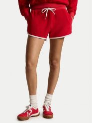 Polo Ralph Lauren Szorty sportowe 211A12956002 Czerwony Relaxed Fit. Czerwone spodenki sportowe damskie Polo Ralph Lauren, xs, bez wzorów, z bawełny. Za 599.99 zł.
