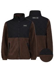 Sublevel Kurtka polarowa w kolorze granatowo-czarnym rozmiar: XXL. Brązowe kurtki damskie Sublevel, xxl, bez wzorów, z polaru, bez kaptura. Za 162.49 zł.