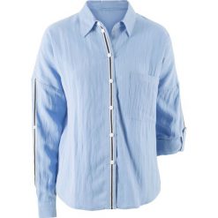 Bluzka z kolekcji Maite Kelly bonprix perłowy niebieski. Bluzki damskie marki Mohito. Za 49.99 zł.