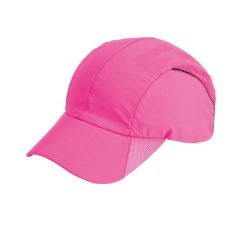 Czapka Sportowa Impact. Czerwone czapki damskie SPIRO, bez wzorów, z materiału. Za 36.99 zł.