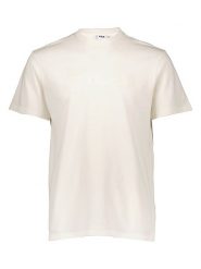 Fila Koszulka w kolorze kremowym rozmiar: XS. Brązowe bluzki damskie Fila, xs, bez wzorów, z bawełny, bez kołnierzyka, bez ramiączek. Za 37.30 zł.