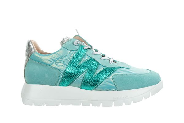 Sneakersy Wonders A-2464 Sea 138012, Niebieski, Skóra naturalna - 36. Niebieskie obuwie sportowe damskie Wonders, ze skóry, bez zapięcia. W wyprzedaży za 422.10 zł.